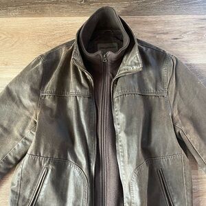 Johnston and Murphy Leather Jacket